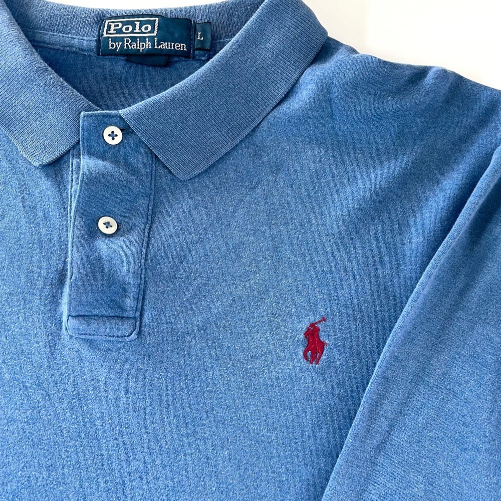Men’s Polo Ralph Lauren long sleeve polo.
